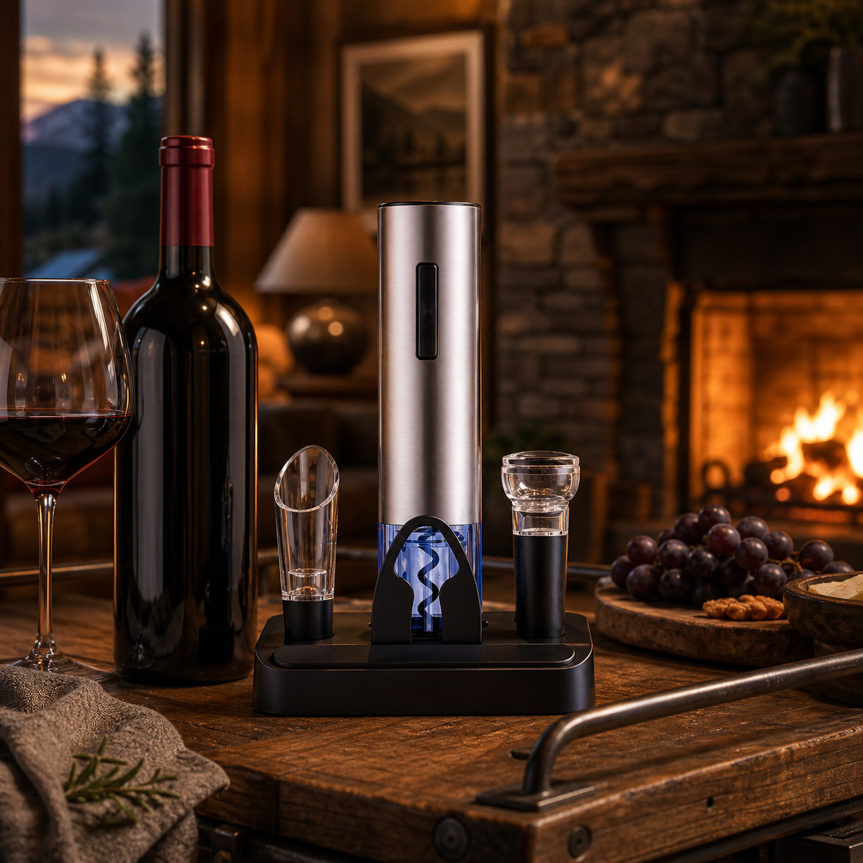 6-in-1 Electric Wine Opener Set