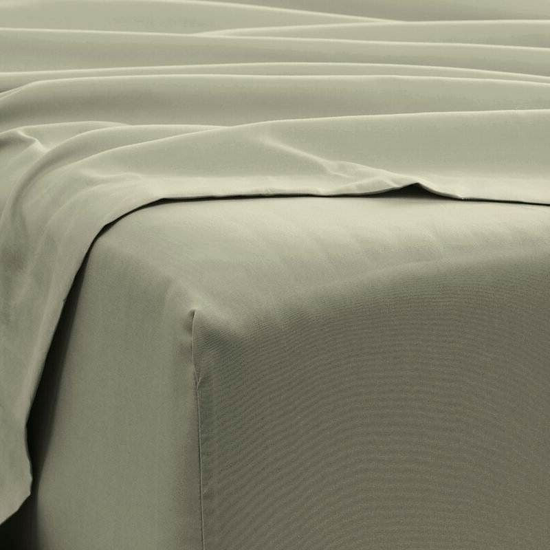 Twin XL Sage 4 PCS Soft Wrinkle Resistant Microfiber Polyester Sheet Set-1