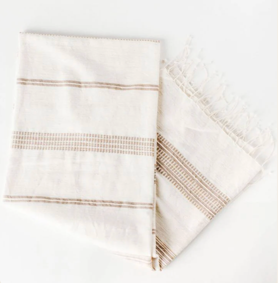 Cotton Bath Towel | Hand-Woven, Fair Trade | Bath Towel