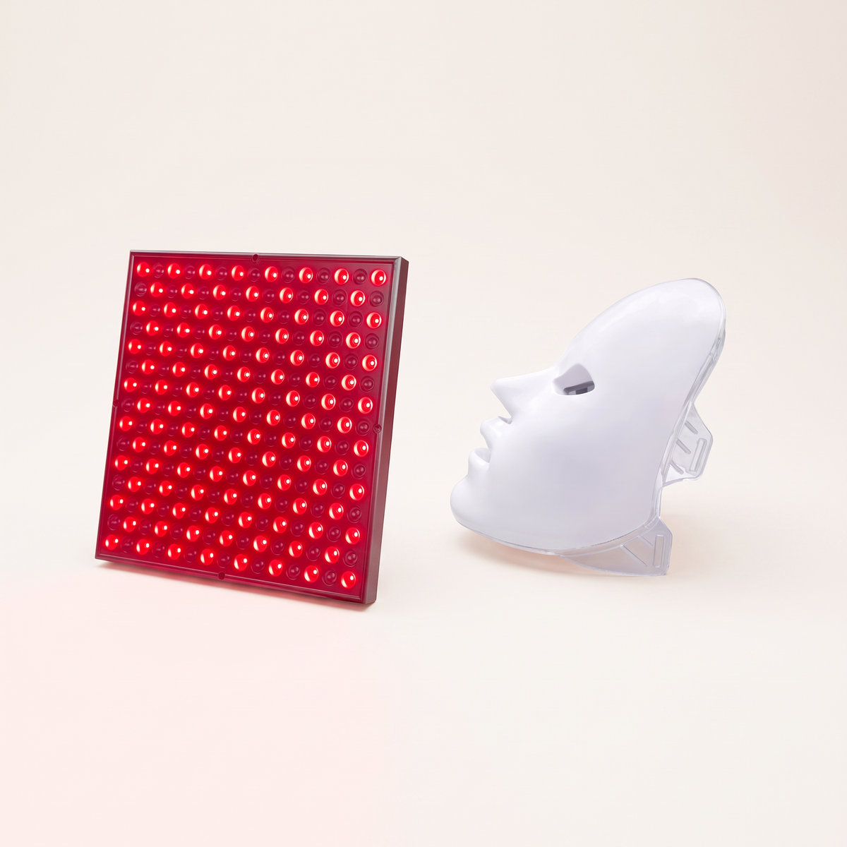 7-in-1 LED Face Mask & Therapy Panel - clean studio catalog photo
