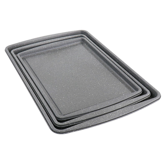 Oster 3-Piece Carbon Steel Cookie Sheet Set | Greystone