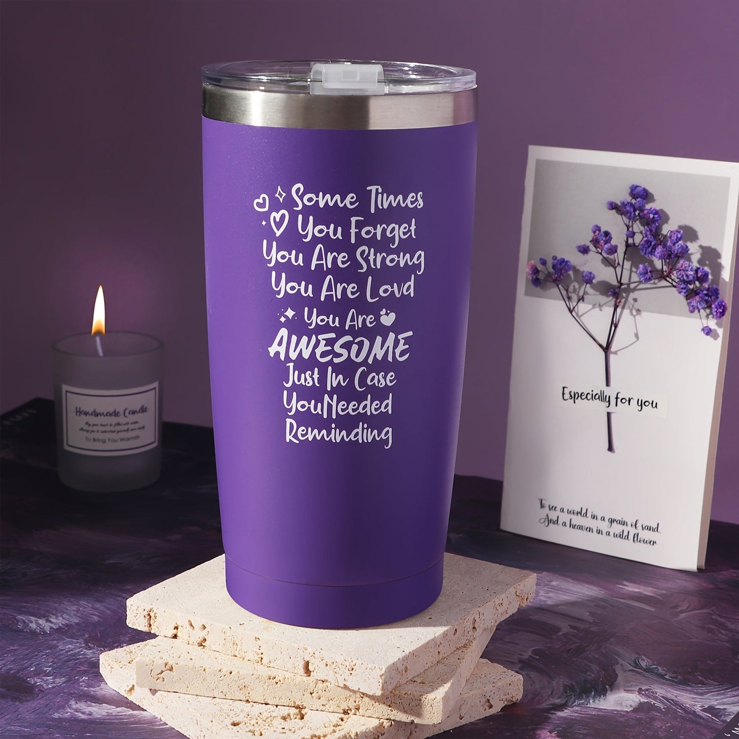 Crystal Bath Purple Salt Gift Set Lavender-3