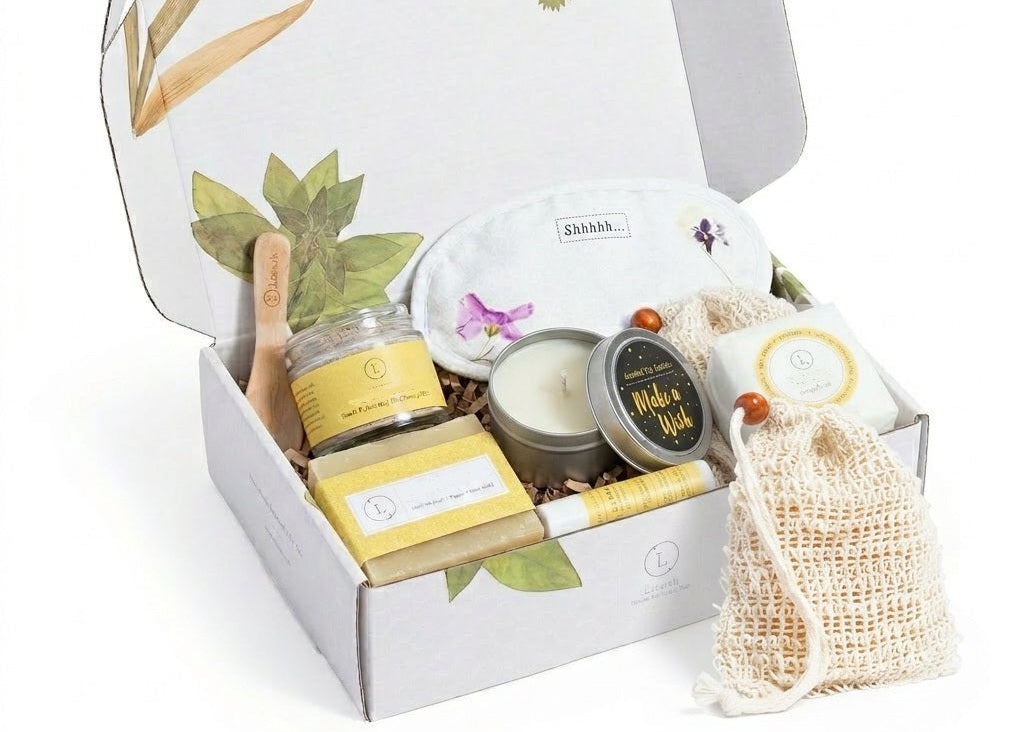 Natural Citrus Bath & Body Skincare Set, A Thoughtful & "Thinking of You" Gift-0