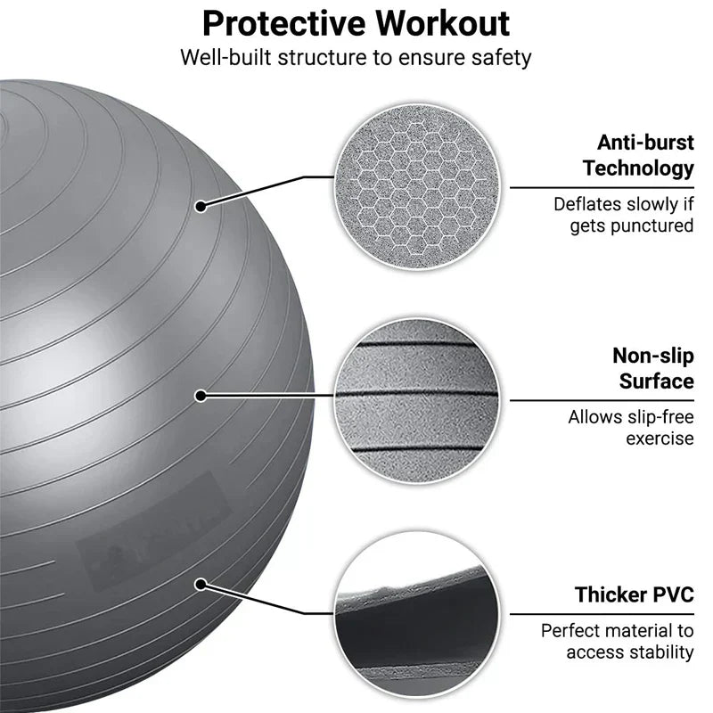 Balance Ball For Yoga & Pilates-2