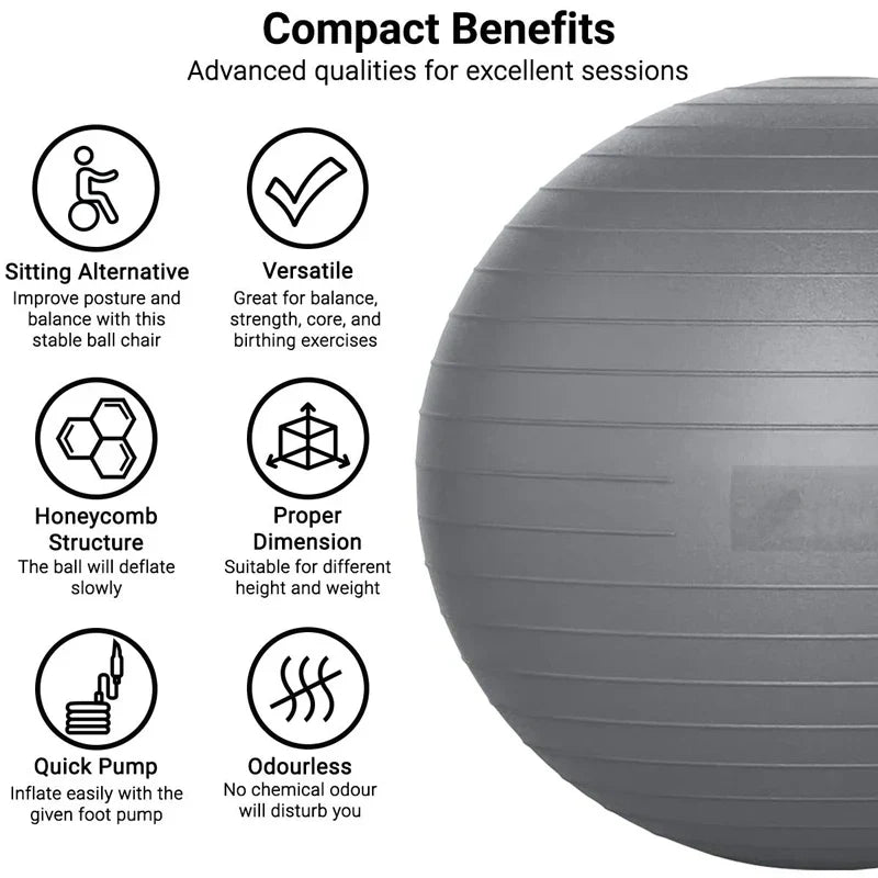 Balance Ball For Yoga & Pilates-1