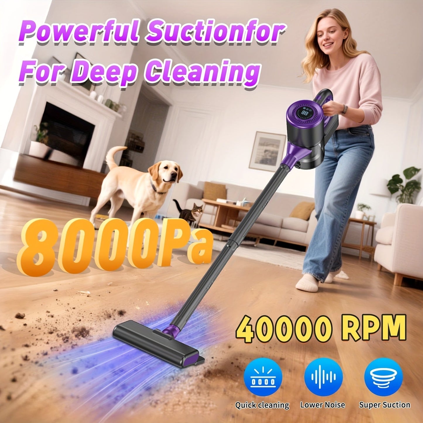 4-in-1 Cordless Handheld Stick Vacuum Cleaner-3