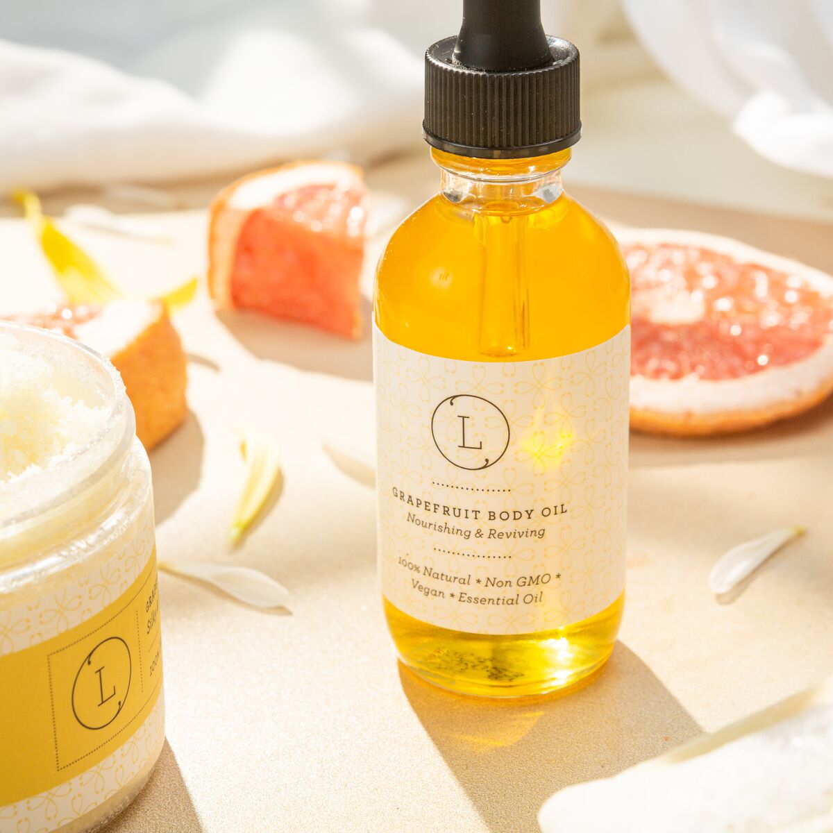 Summery Christmas in July - Care Package, Handmade Natural Bath and Body Gift Box, Thank You Gift, Chrismas Gift box, Holiday spa box - Citrus full set with a FREE white sponge-4