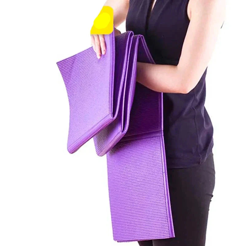 Folding PVC Yoga Mat for Fitness and Pilates-3