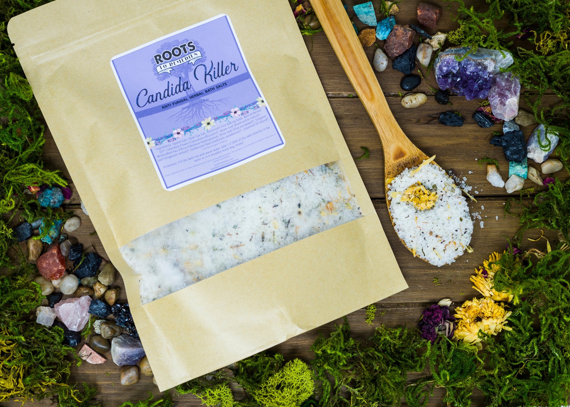 CANDIDA KILLER HERBAL MINERAL BATH SALTS-0