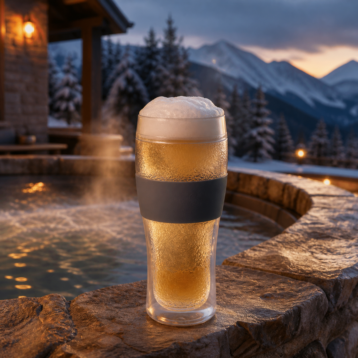 Unbreakable Insulated Freezable Beer Glass | 17oz