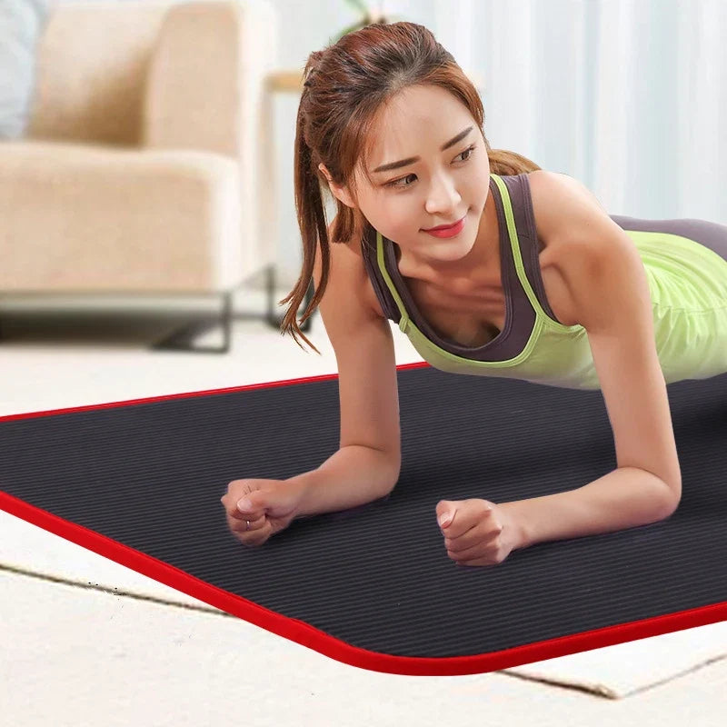 Thick Yoga Mat for Fitness & Pilates-2