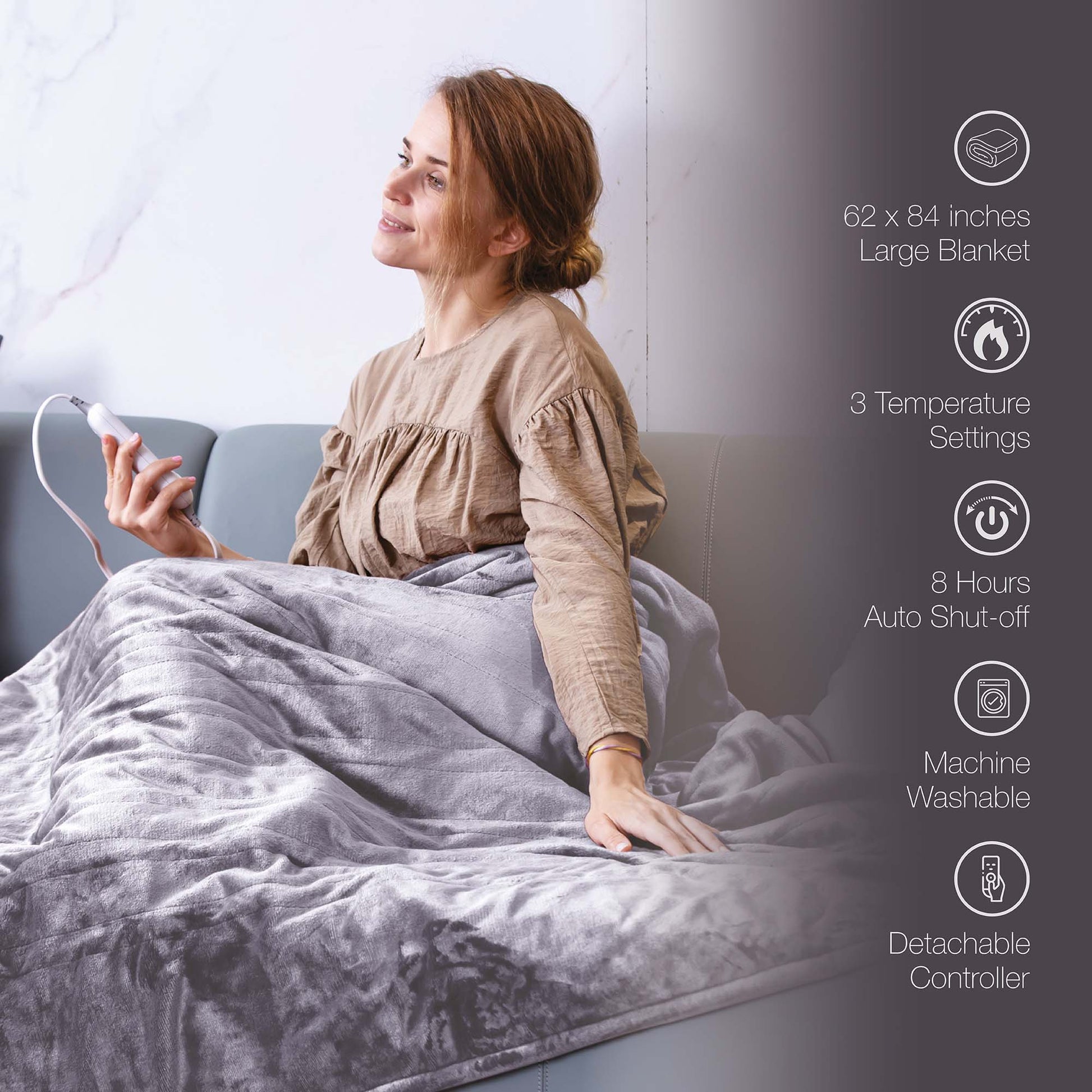 🌟 Father's and Mother's Day Ultimate Relaxation Bundle: Heated Blankets, Massagers & More! 🌟-3