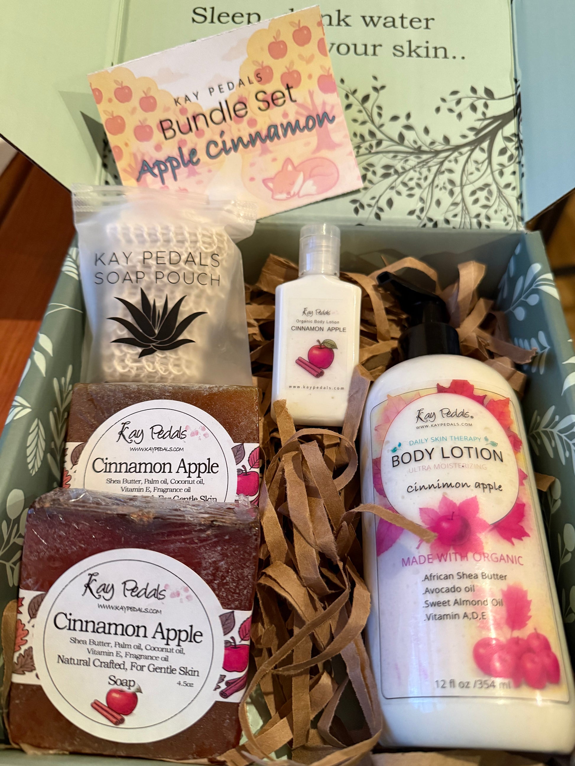 Cinnamon Apple Skincare Bundle Gift Set-1