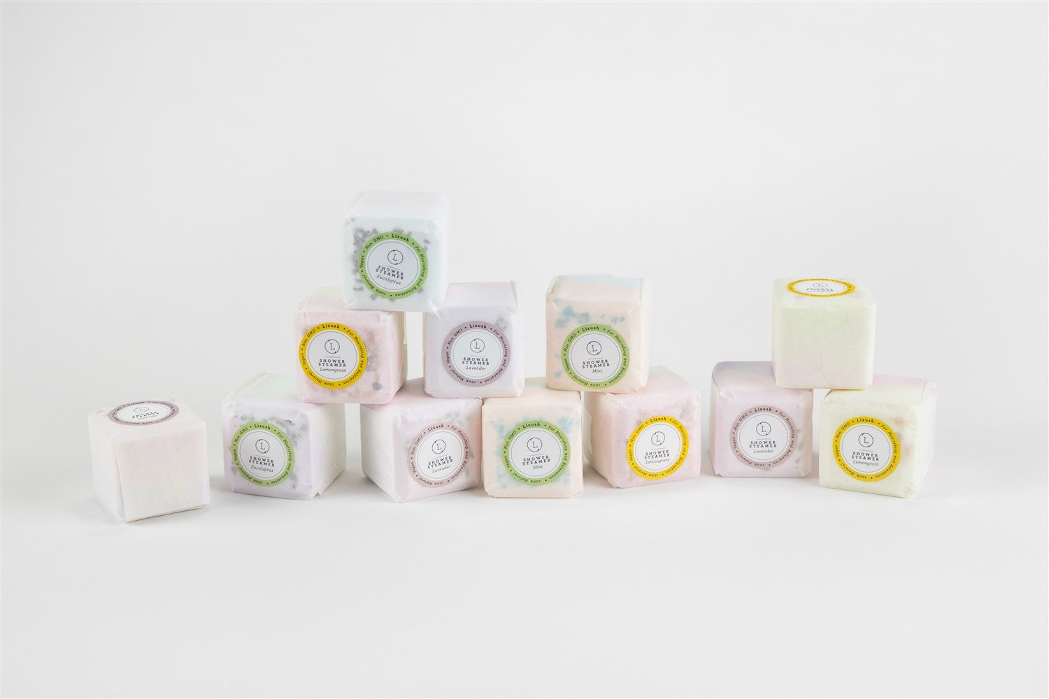 Natural Bath Bombs and Shower Steamers Gift Set - for anyone that like to Bath and Shower-4