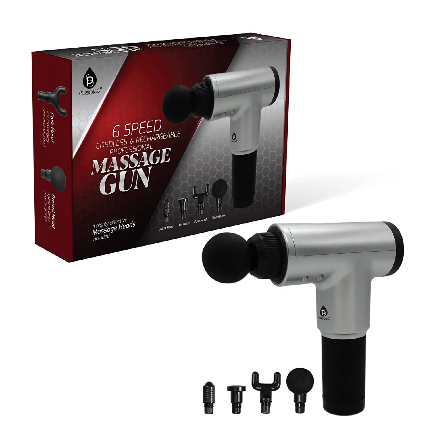 Total Wellness Recovery Bundle – Massage Gun, Red Light Therapy Mask & Hot/Cold Therapy Cube-1