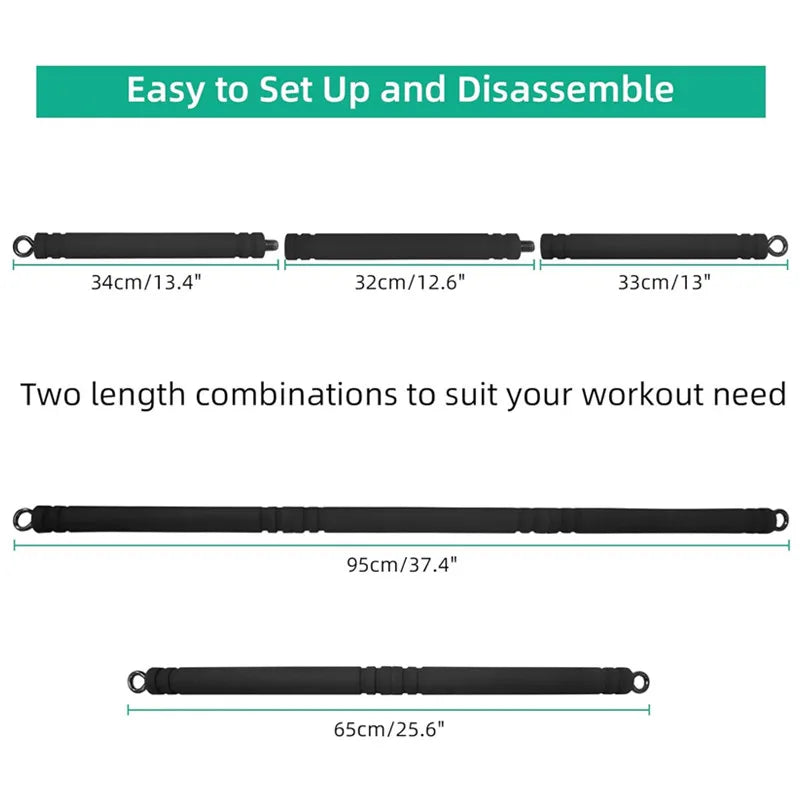 Portable Weighted Pilates Bar-2