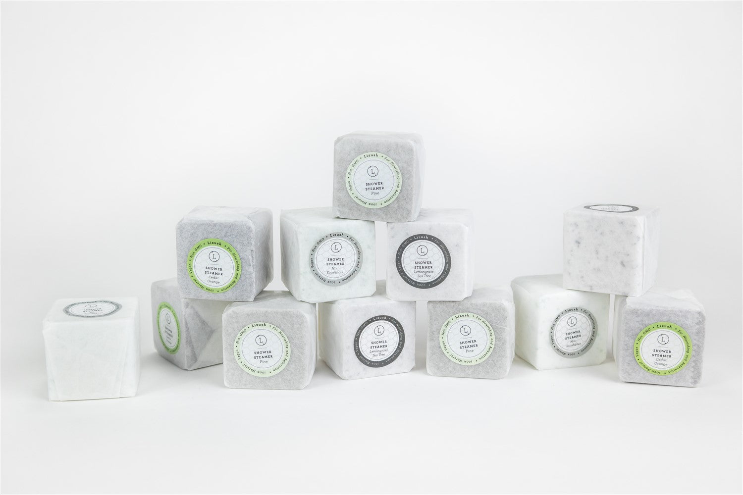 Earthy Shower Steamer Gift Box for Men and Women, Set of 12 Shower Steamers Package-3