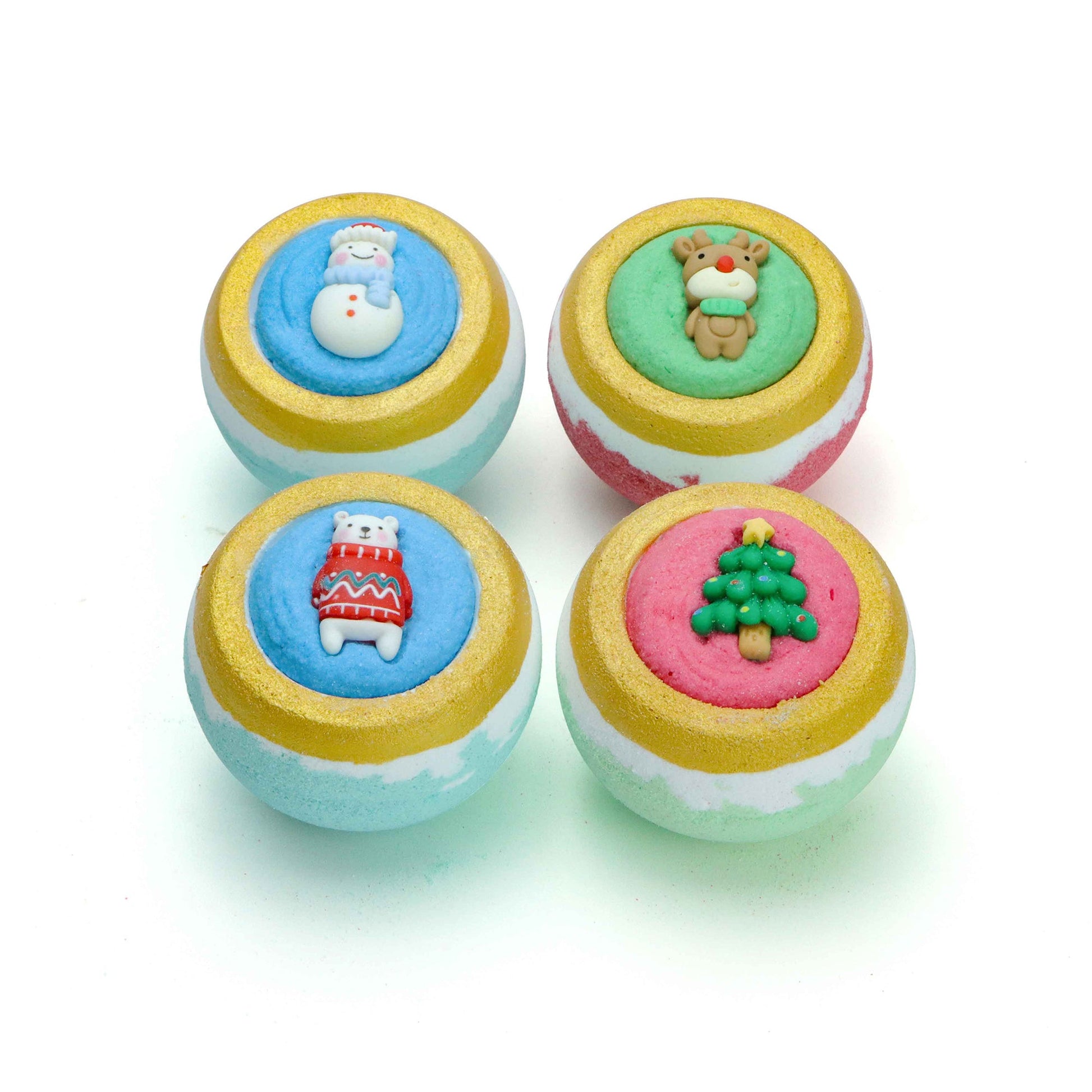 Happy Holidays Aromatherapy Bath Bombs-1