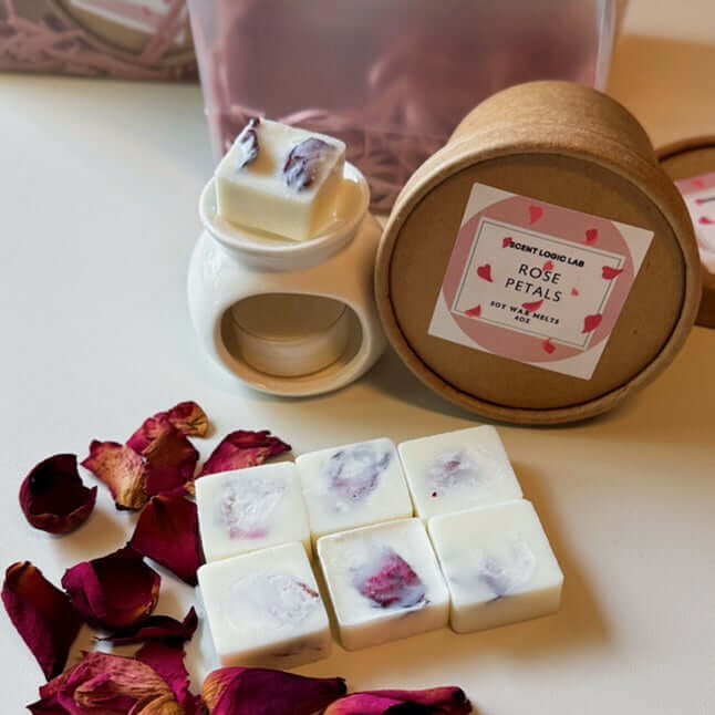 Rose Petal Wax Melter Gift Set-0