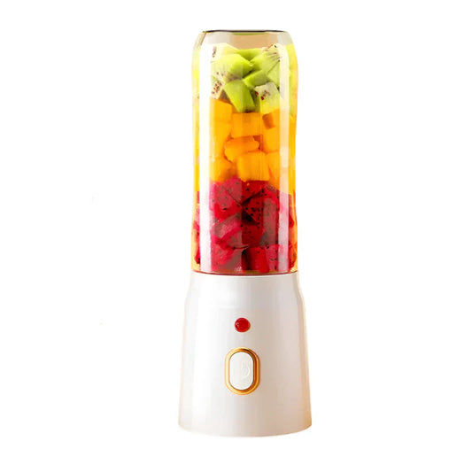 500ML Portable Electric Blender High-Speed USB Juicer Cup White-0