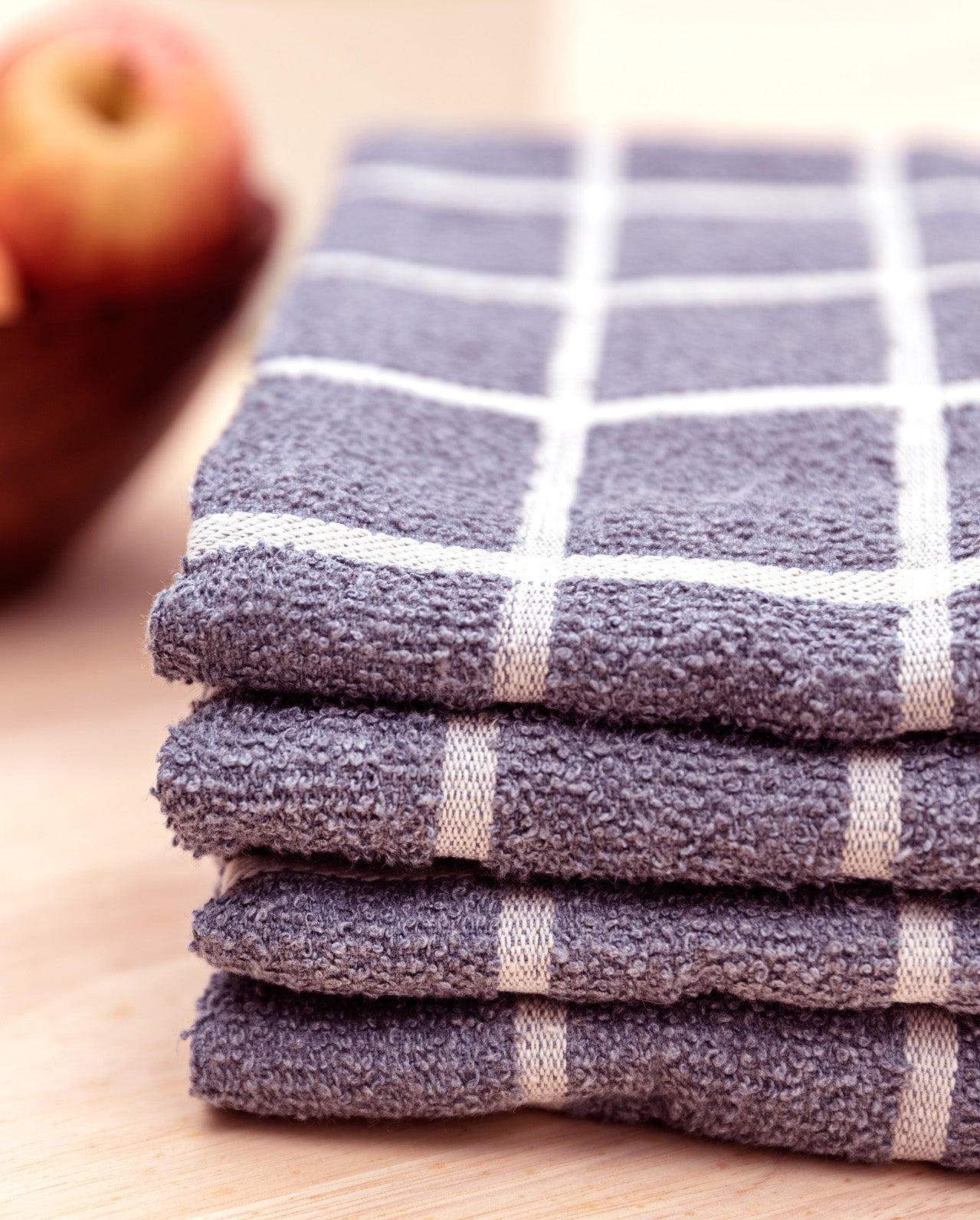 Kitchen Towels, Set of 4 and Set of 2 - Terry Denim Set-1