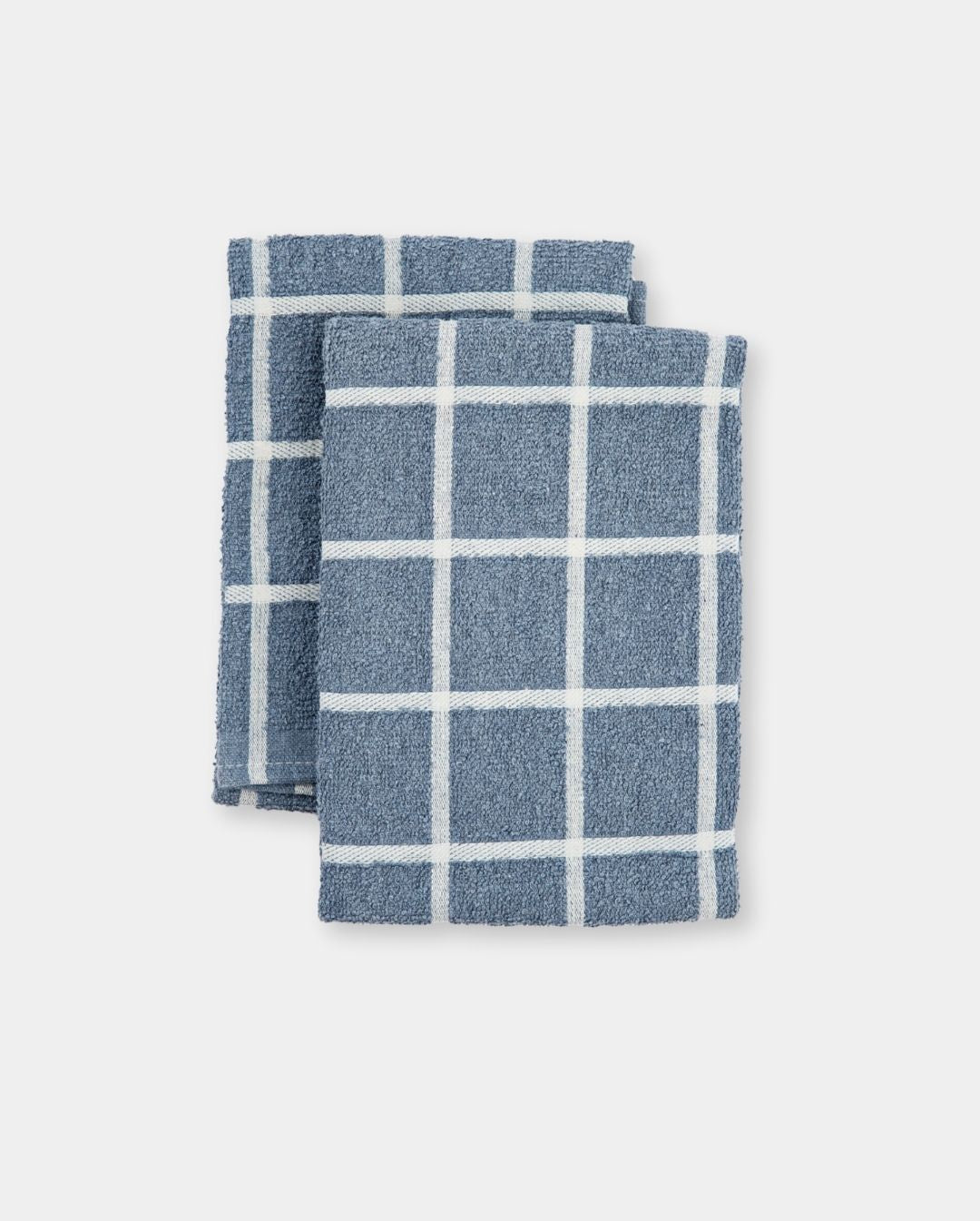 Kitchen Towels, Set of 4 and Set of 2 - Terry Denim Set-4