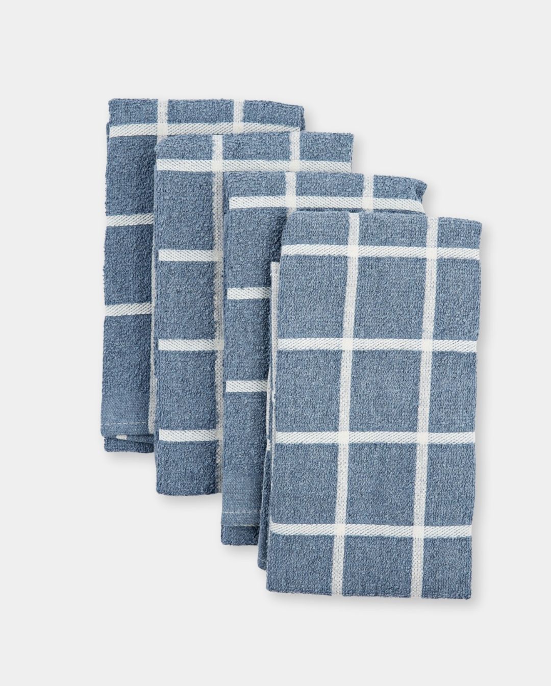 Kitchen Towels, Set of 4 and Set of 2 - Terry Denim Set-0