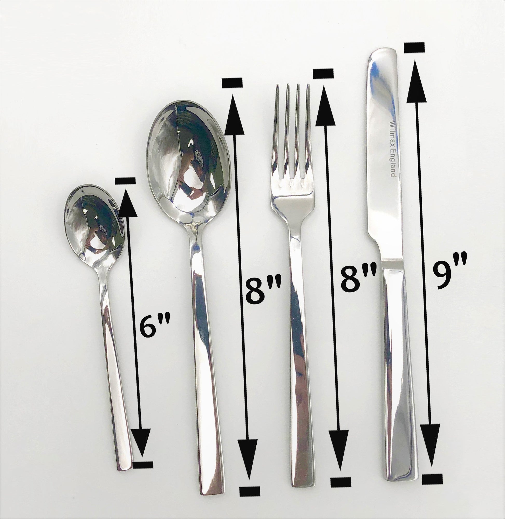 Wilmax England 4-Piece Stainless Steel Flatware Set-1