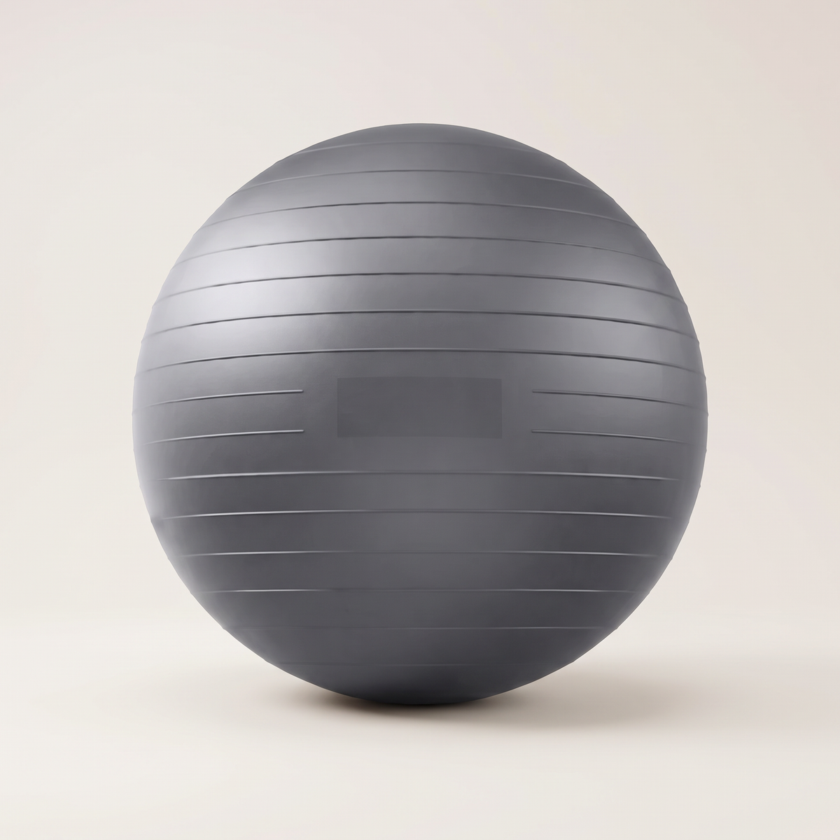 Balance ball for yoga and pilates on clean white studio background