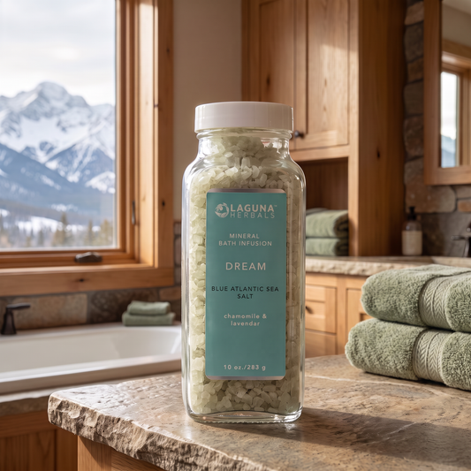 Dream Mineral Bath Salt lifestyle bathroom scene