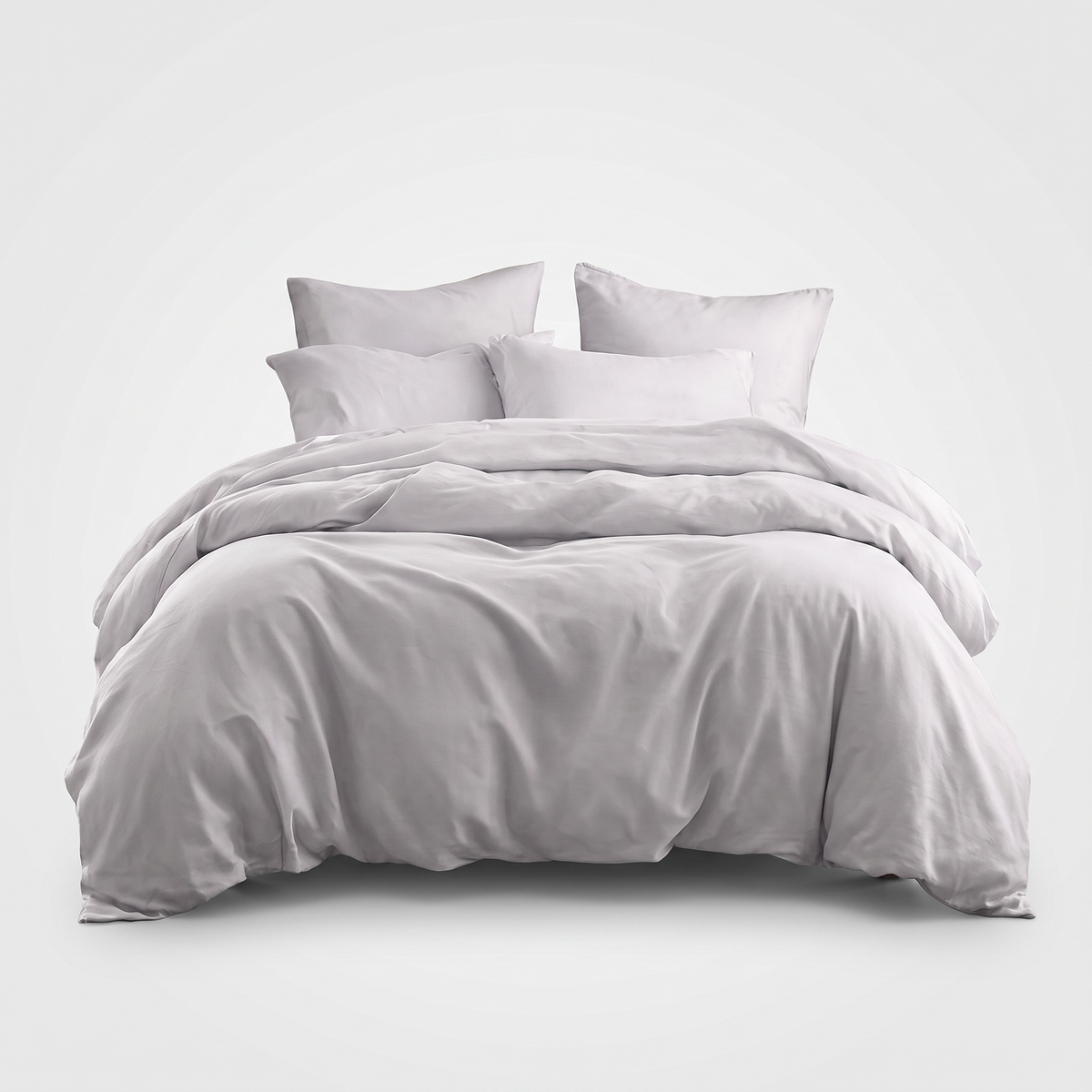 Duvet Cover Set clean studio catalog product photo on white background