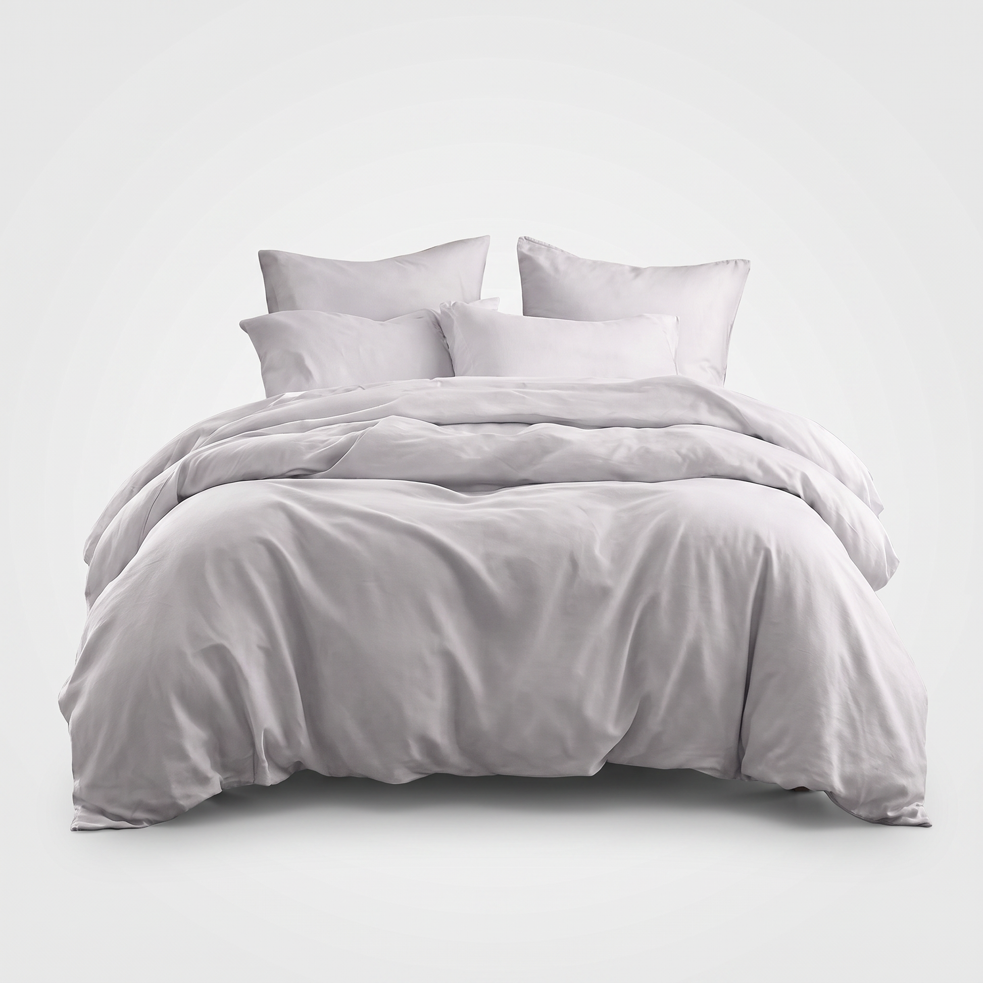 Duvet Cover Set clean studio catalog product photo on white background