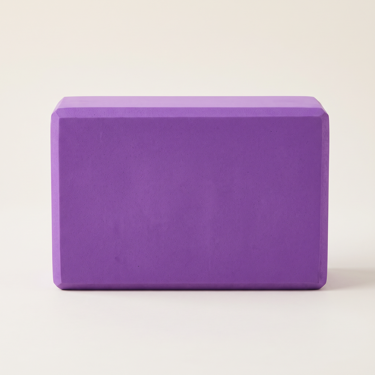Pilates EVA yoga block on clean white studio background