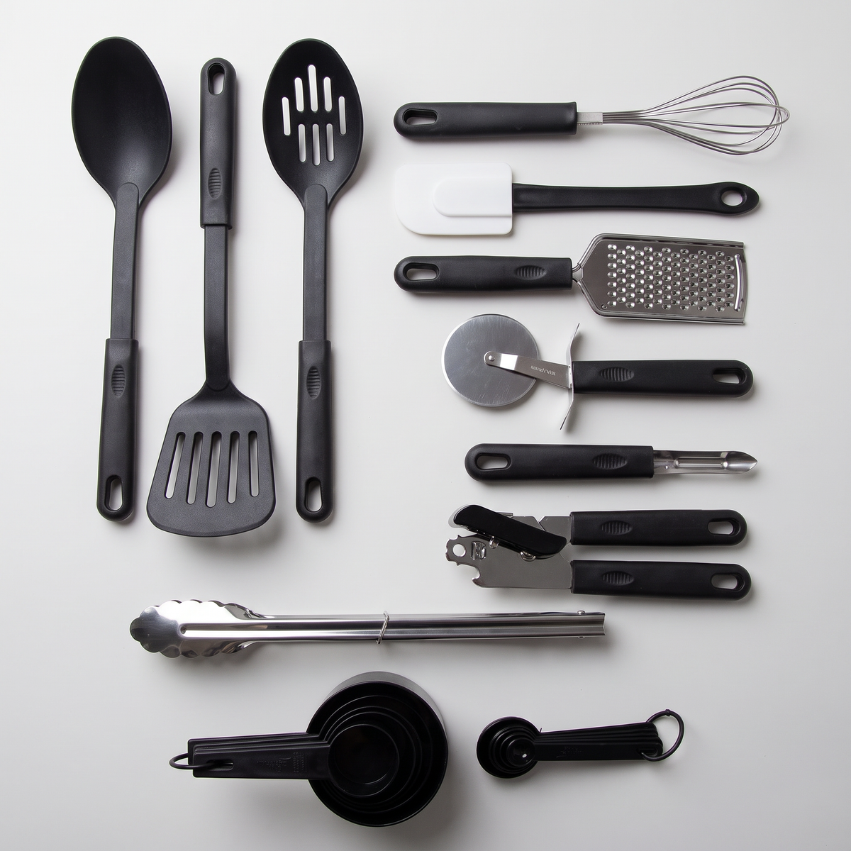 20-Piece Kitchen Tool and Gadget Combo Set, clean studio catalog photo on white background
