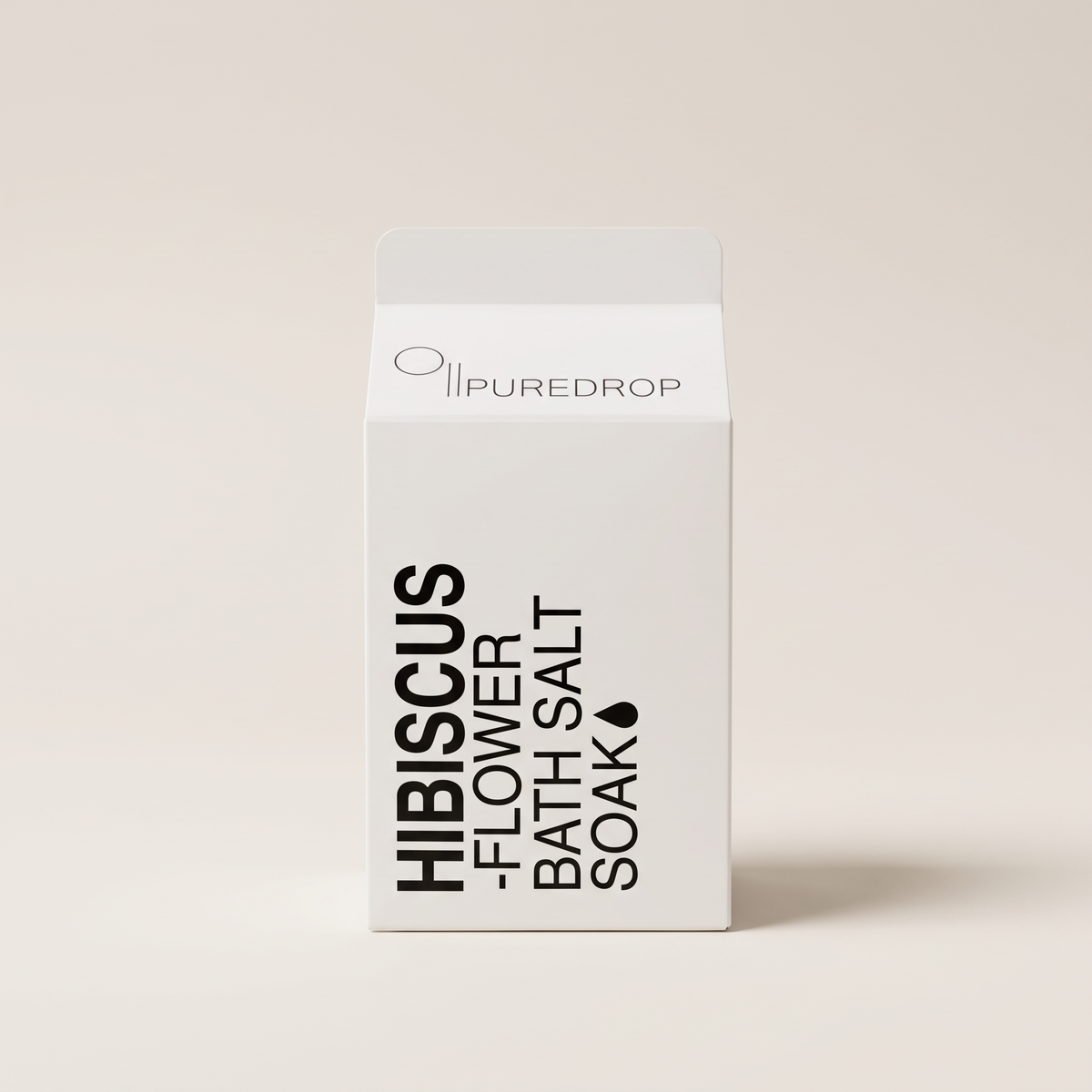 Hibiscus Flower Bath Salt - clean studio catalog photo