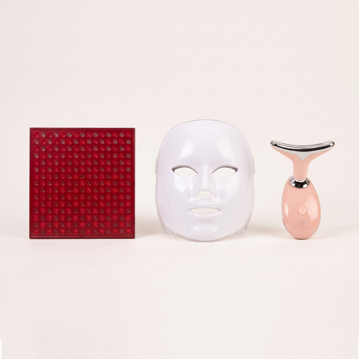 7-in-1 LED Mask, Wand & Therapy Panel - clean studio catalog photo