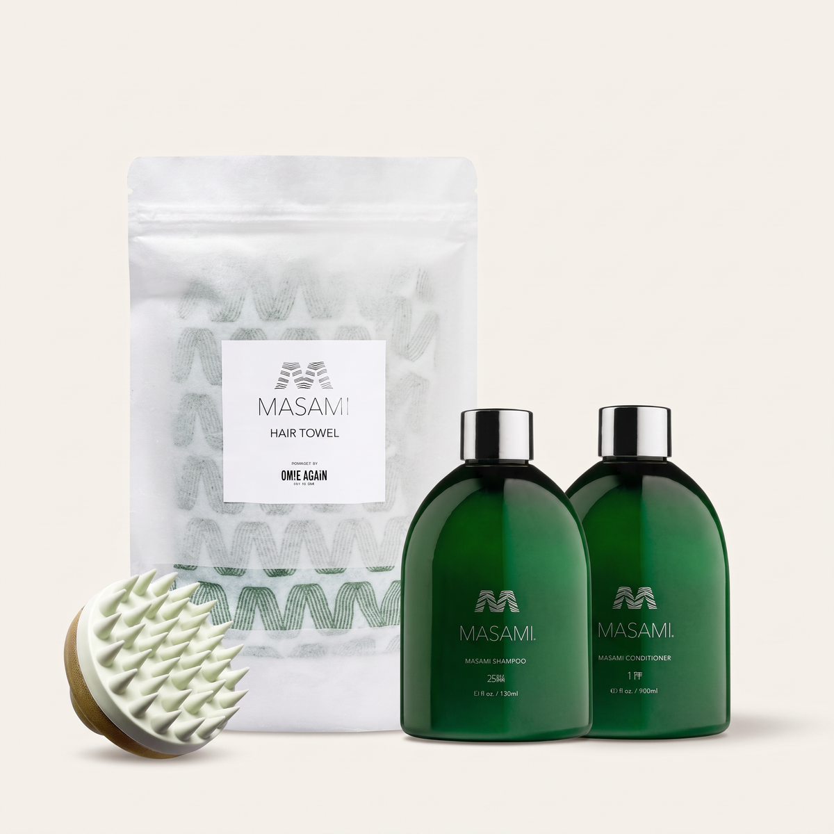 MASAMI Everything Shower Bundle clean studio catalog shot