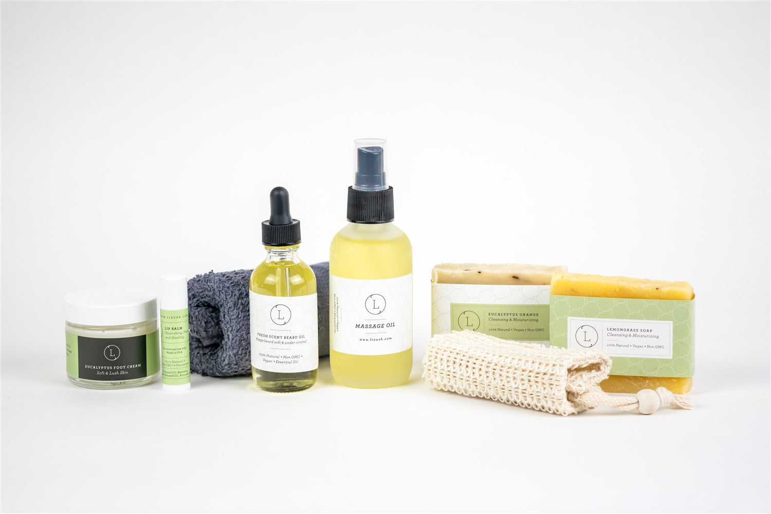 Father's Day Gift -Fresh earthy Natural skincare set, Eucalyptus Men Grooming kit-5