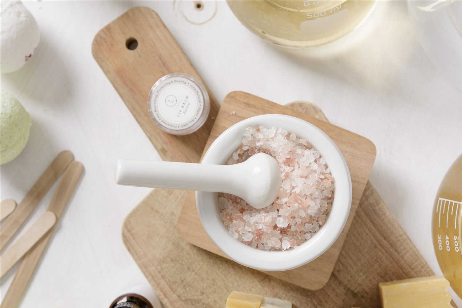 CBD Lavender Natural Bath Salt Soak with CBD. Made with Dead sea, Epsom and Himalayan salts-4