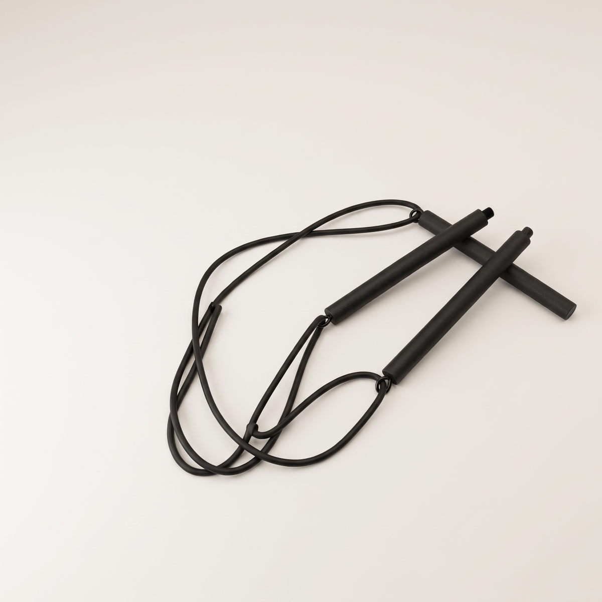 Pilates Resistance Stick with Bands - clean studio catalog photo