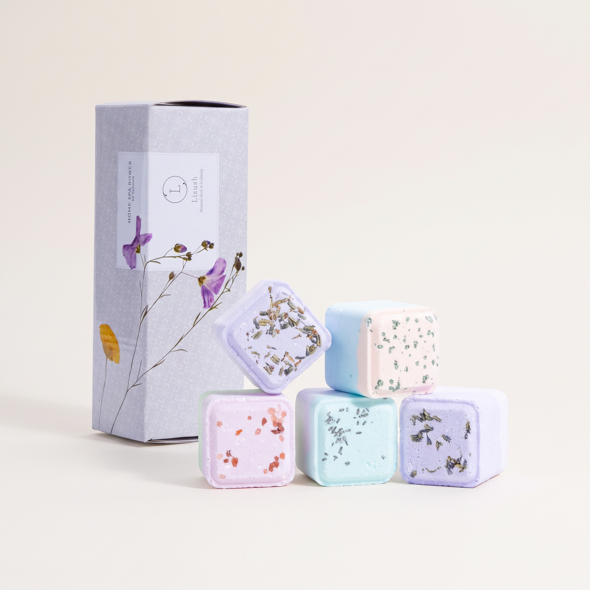 Shower Steamers Gift Set clean studio catalog photo