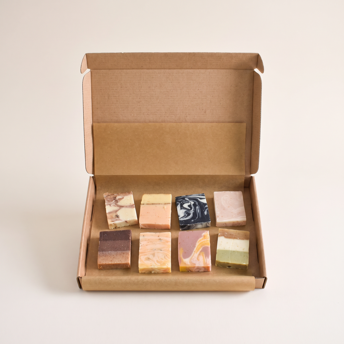 Mini Travel Soap Sampler Gift Set clean studio catalog shot