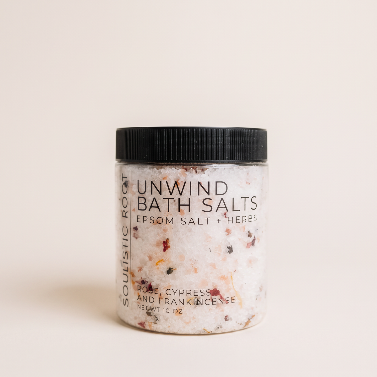 Unwind Bath Salt - clean studio catalog photo